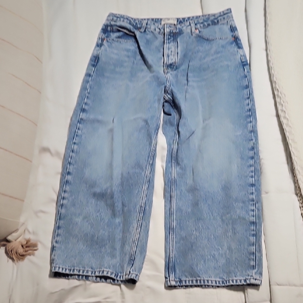 Free People Deep Trance Dropped Boyfriend Jeans